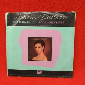Sheena Easton Modern Girl / Summer's Over‎ Picture Sleeve 7" Single 45rpm